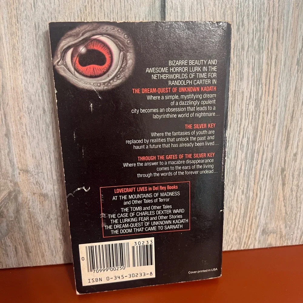 HP Lovecraft The Dream-Quest of Unknown Kadath Del Rey Paperback 1983 Whelan Art